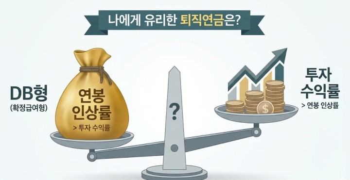 DB형 DC형 선택 기준 비교 도표